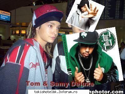 tom si idolul lui - am o poza cu tom si idolul lui.e un rapper - tom